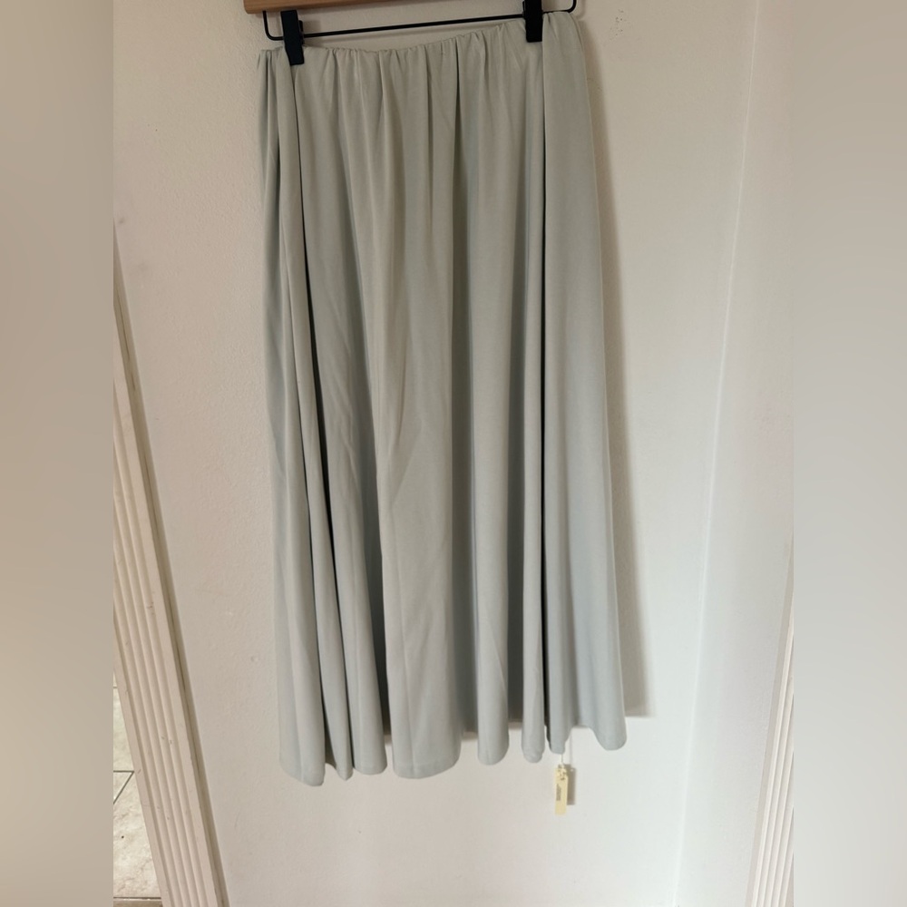 XS OGL light blue maxi skirt with pockets NWT - Picture 10 of 11